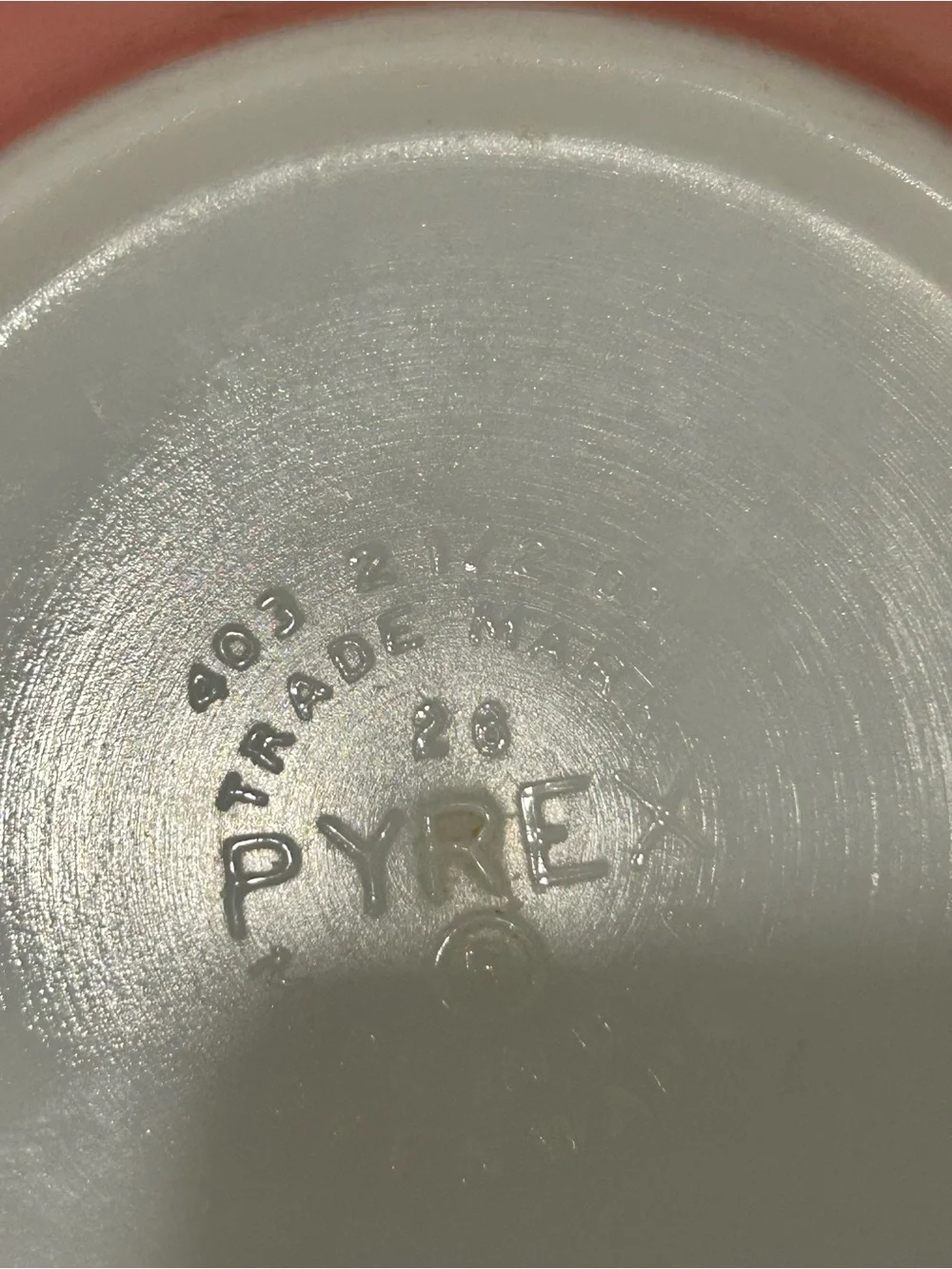 Vintage PYREX 403 Pink Flamingo 2 1/2 Quart Mixing Bowl